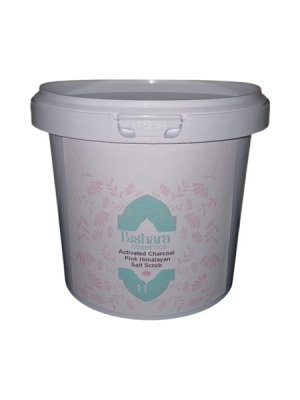 1L Activated Charcoal Pink Himalayan Salt Scrub
