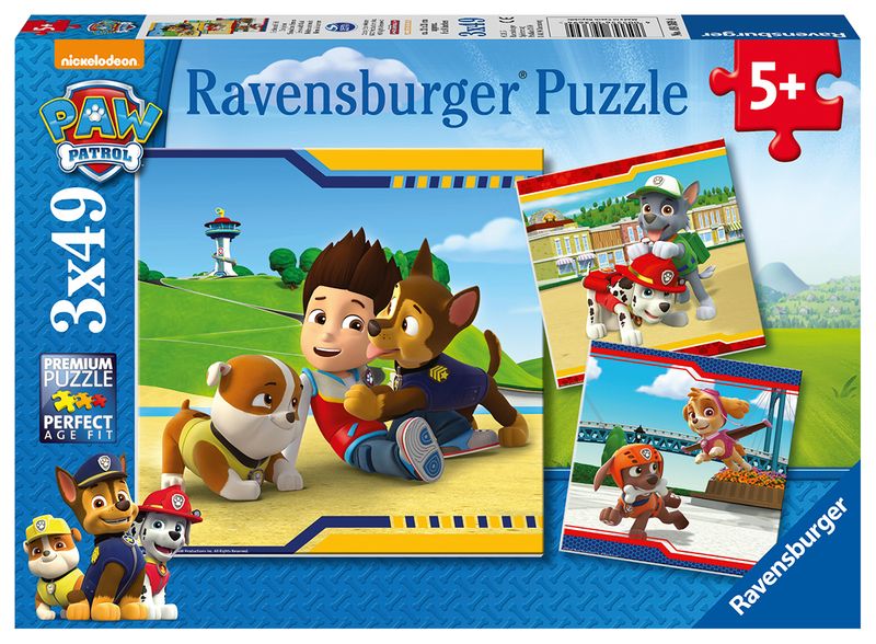 Ravensburger 3X49 Piece Puzzle-Paw Patrol Heroes With Coat