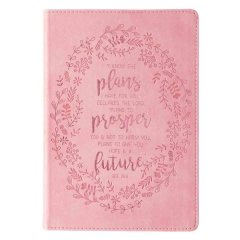 Leather Journal - I Know The Plans Jeremiah 29:11