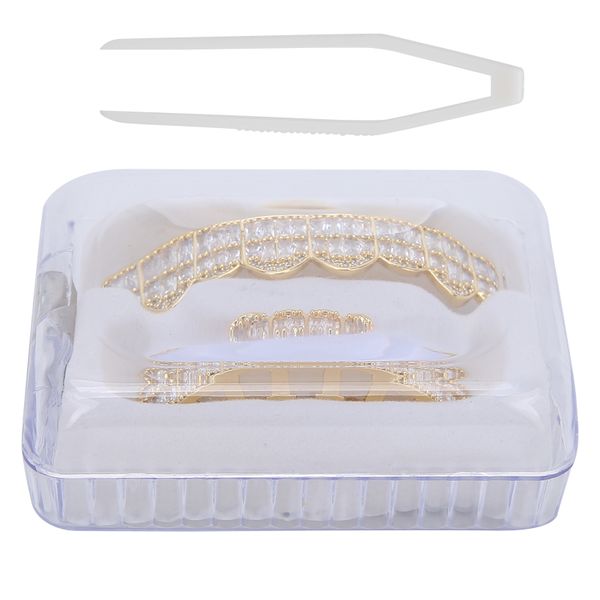 Gold Hip Hop Teeth Set Halloween Grill Decoration