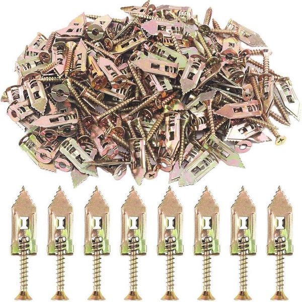 50 Pieces Drywall Self-Drilling Anchors Heavy-Duty Wall Self-Tapping Screws