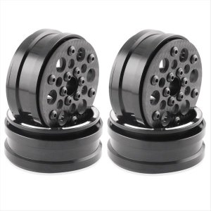 4Pcs Carbon Fiber 1 9Inch Beadlock Wheel Rim Wheel Hub E
