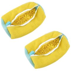 Yellow Reusable Laundry Shoe Bag 2 Piece