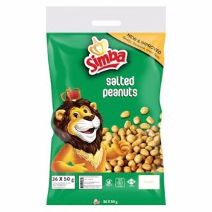 Simba Salted Peanuts Balers (1 x 36 x 50g)