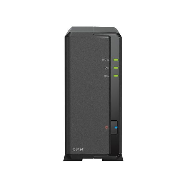 DiskStation 1 Bay NAS; Realtek RTD1619B; 4-core 1.7 GHz; 1 GB DDR4 non-ECC