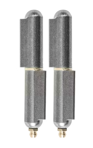 Tool DIY Heavy Duty Weld On Barrel Bullet Hinges Set of 2 - 10cm