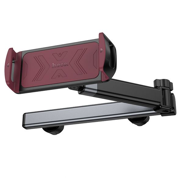 Gamble Car Rear Pillow Telescopic Tablet Holder(Black Red)-Hoco H69