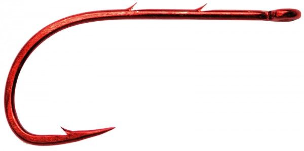 Mustad 92668NP-NR-1/0 Beak Fishing Hook - Red