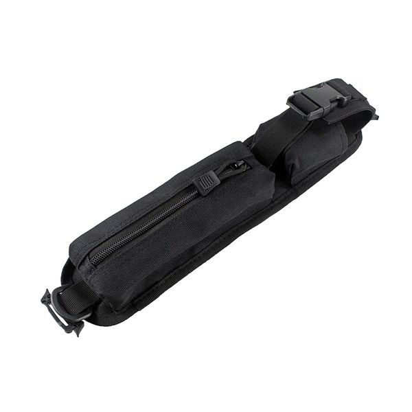 Tactical Molle Backpack Shoulder Strap Pouch - Black