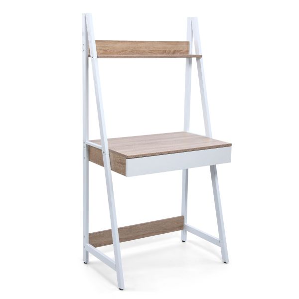 Computer Desk,Study Writing Table for Home and Office - White