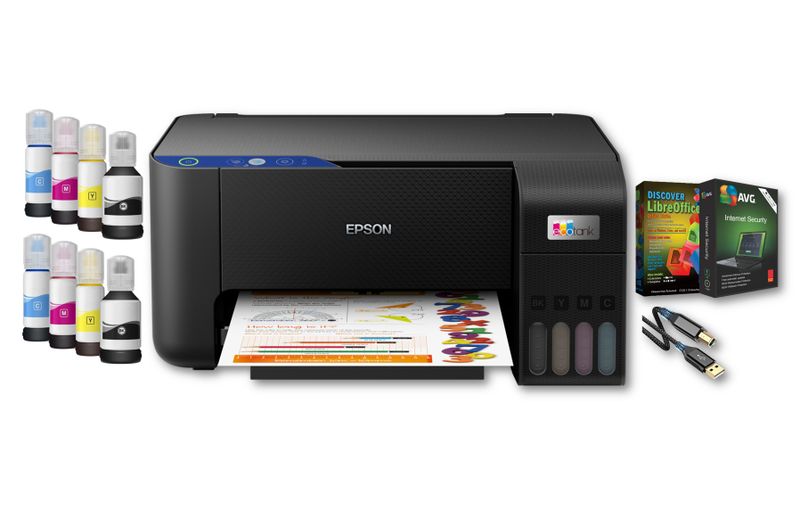 Epson L3211 Bundle ( Ideal for office,school &amp; home) 3-in-1 Printer