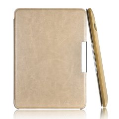 Magnetic Case &amp; Cover for Amazon Kindle Voyage 6" Including 2 Clear Screen Protectors - Gold