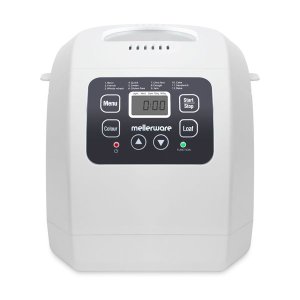 Mellerware Bread Maker Fully Automatic Plastic White 900gr 600W