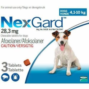 NexGard Chewables Tick &amp; Flea Control for Medium Dogs - 3 Tablets
