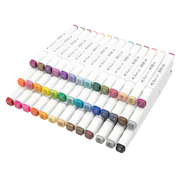 48 Colors Dual Tip Alcohol Art Coloring Markers Sketch Set