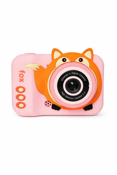 J P Cute Fox Camera for Kids - Durable Shockproof HD Digital Camera Toy