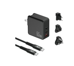 RCT 65W GaN USB-C Fast Charging Travel Kit - PD Power Delivery