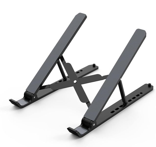 Laptop Stand for Desk, Adjustable Notebook PC Riser ABS+Silicone Foldable
