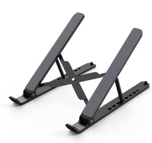 Laptop Tablet Stand Holder Adjustable Foldable Notebook Riser ABS+Silicone