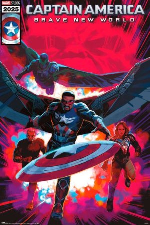 Captain America Brave New World - Comic Poster