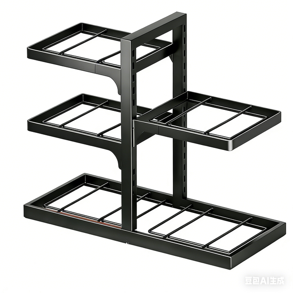 Black Kitchen Utensil Rack