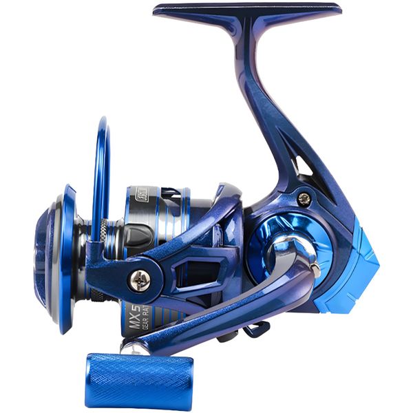 6000 Fishing Reel Fishing Spinning Reel 14+1BB CNC Machined Metal Spool L/R