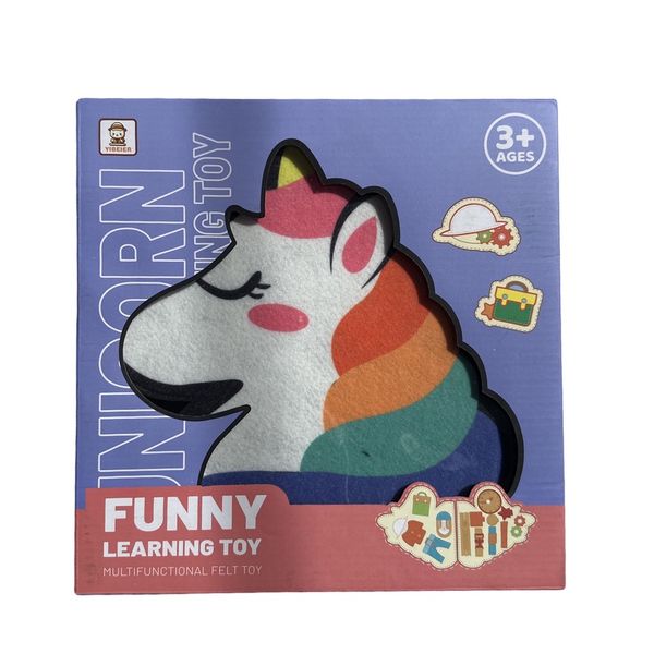 Kytschn Unicorn Eductional felt busy book for girls