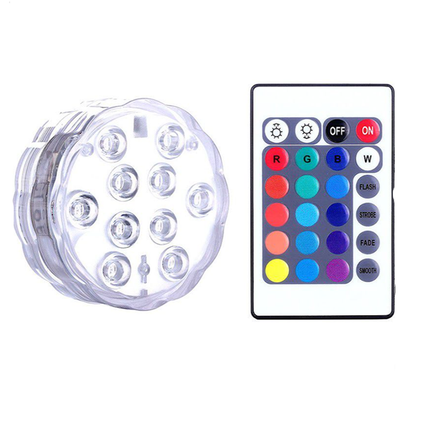 Submersible LED Light With Remote Control -SUB-LGHT