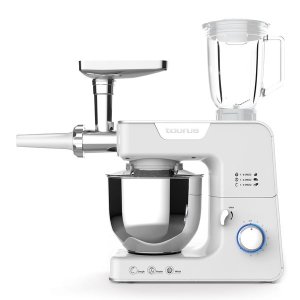 Taurus Kitchen Machine With Jug Blender And Meat Mincer White 5.2L 1000W