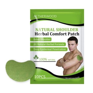 Mugwort Herbal Pain Relief Patch Natural Plant for Muscle &amp; Joint 10 Piece