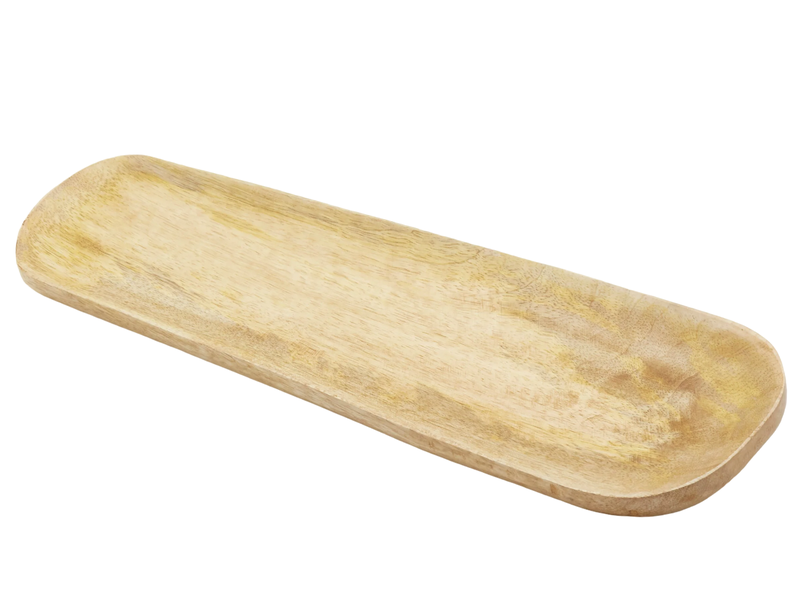 Mango Wood Appetizer Serving Tray - 35cm x 13cm