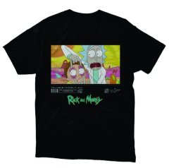 Rick N Morty - Look Morty - Mens Black T-shirt