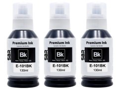 SBR Epson 101 Compatible Black ink - 3 Sets