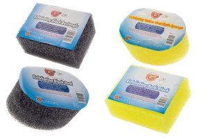 Bath Sponge Exfoliating Bundle - 4 Sponges