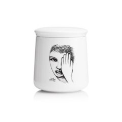 Carrol Boyes Canister with Lid - Eye 4 Detail