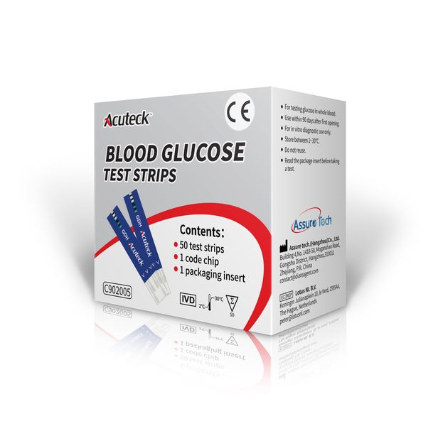 AcuTeck MultiGX Glucose Test Strips 50's