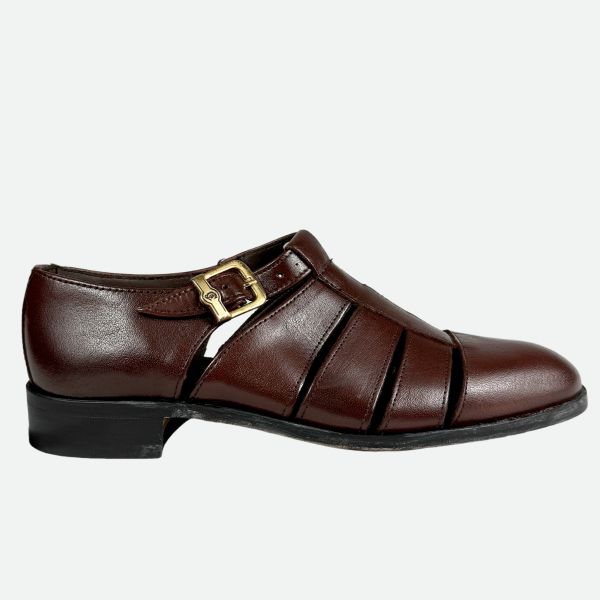 Crockett &amp; Jones Kayden Buffcalf Fisherman Sandal - Premium Leather Sandal