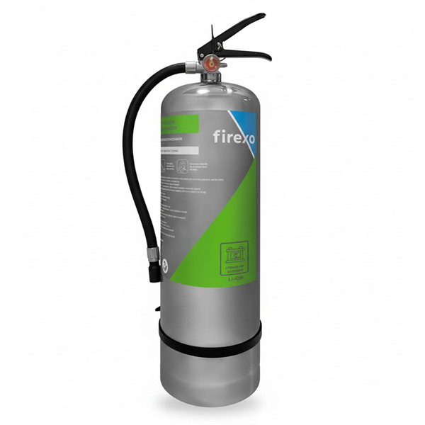 Firexo 9L Stainless Steel Fire Extinguisher for All Fire Types