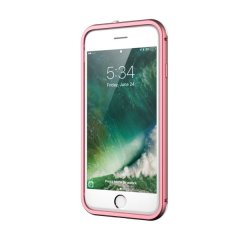 SwitchEasy Glass metal Frame Case for Apple iPhone 7 - Rose Gold