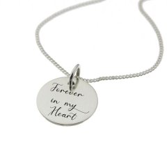 Forever in my Heart - Mom Necklace