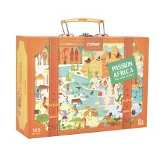 Mideer Travel Around the World Puzzle Series: Passion Africa - 180 Pieces