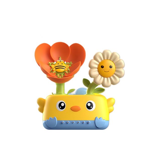 Children's Watering Flower Spinning Bath Toy