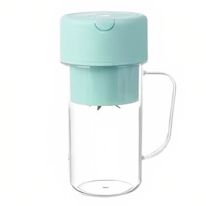 Portable &amp; Rechargeable Battery Juice Blender Cup With Straw - 420ml