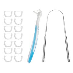 ToothCare - Floss Pro &amp; UShaped Tongue Scraper