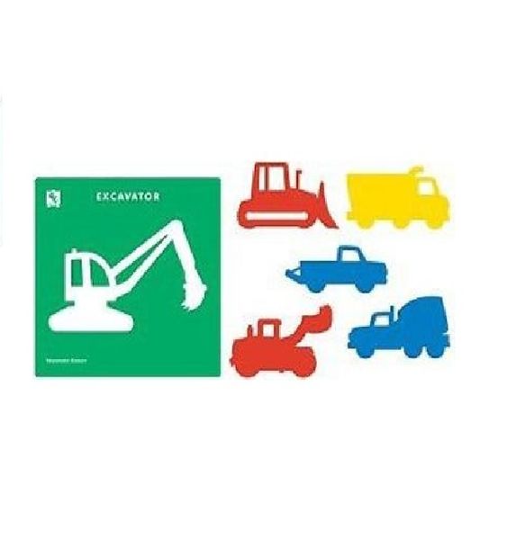 EDX Education Stencils Construction - 6 Piece