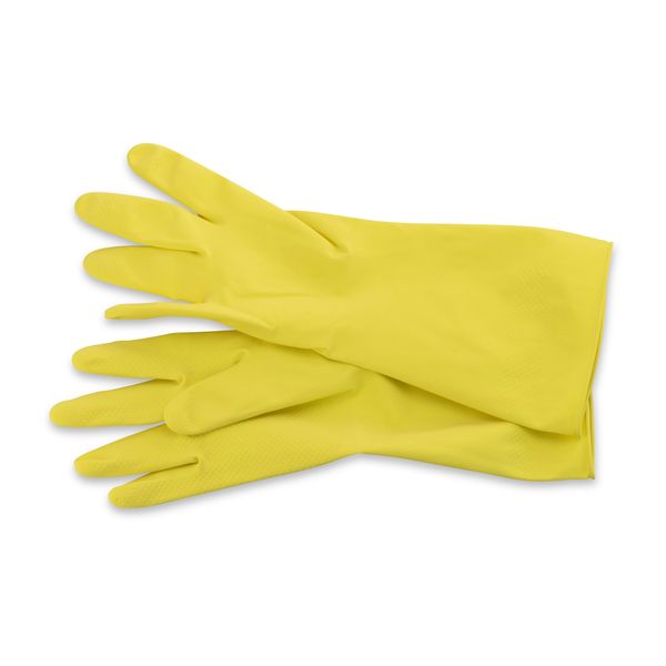 Snow Lotus Yellow Kitchen Gloves - 5 Pack