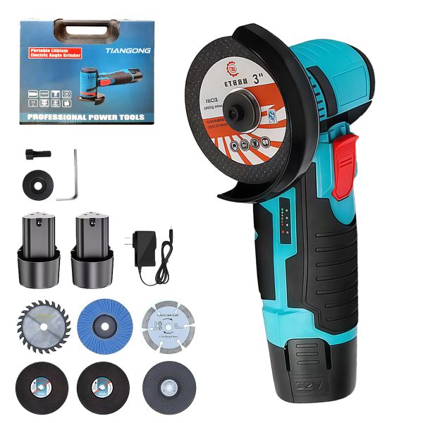 TIANGONG - Angle Grinder Cordless Brushless Angle Grinders for Cutting DIY