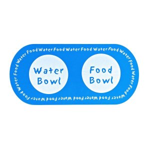 Pet Placemat &amp; Stainless Bowls