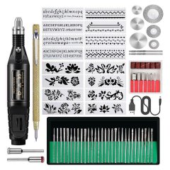70Piece Engraving Tool Kit Electric Engraver Etching Pen DIY Rotary Tool