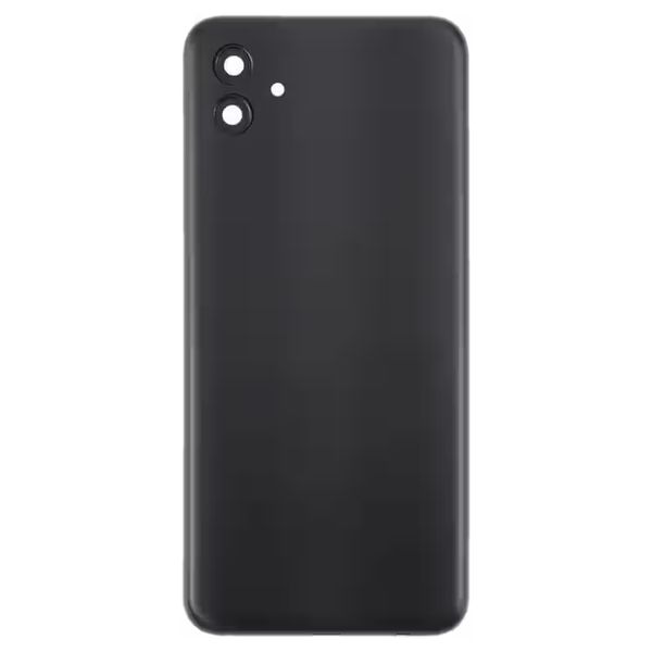 Black Back Cover with Camera Lens Cover Compatible with Samsung Galaxy A04